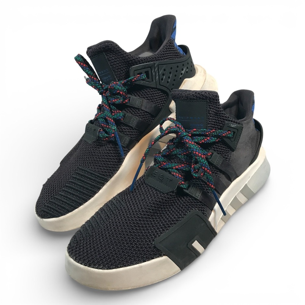Adidas Equipment EQT ADV 91-18 Black /Blue Sneakers Mens‎ US 13 EU 48 UK 12.5